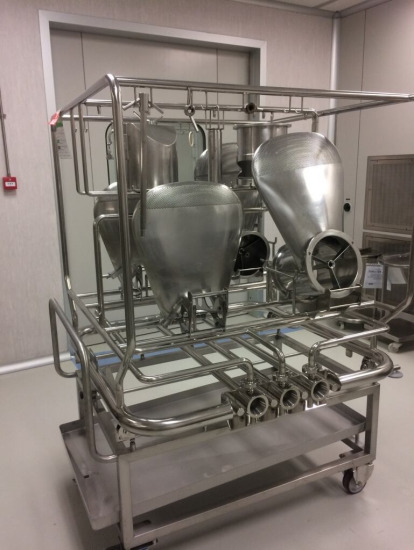 Parts washer basket 